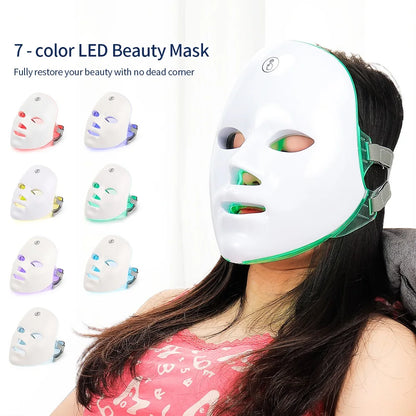 Masque facial led beauté