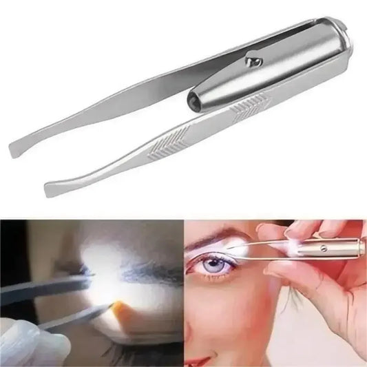 Pince à épiler LED