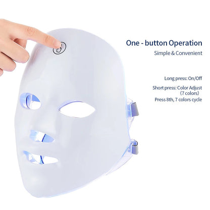Masque facial led beauté