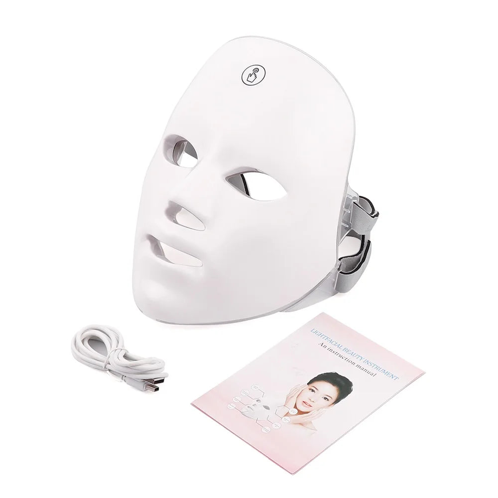 Masque facial led beauté